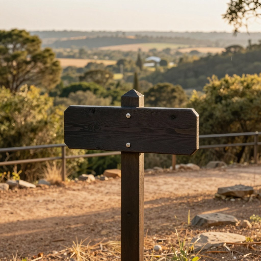 A scenic overlook of tree-covered hills and a distant valley from a hiking trail viewpoint