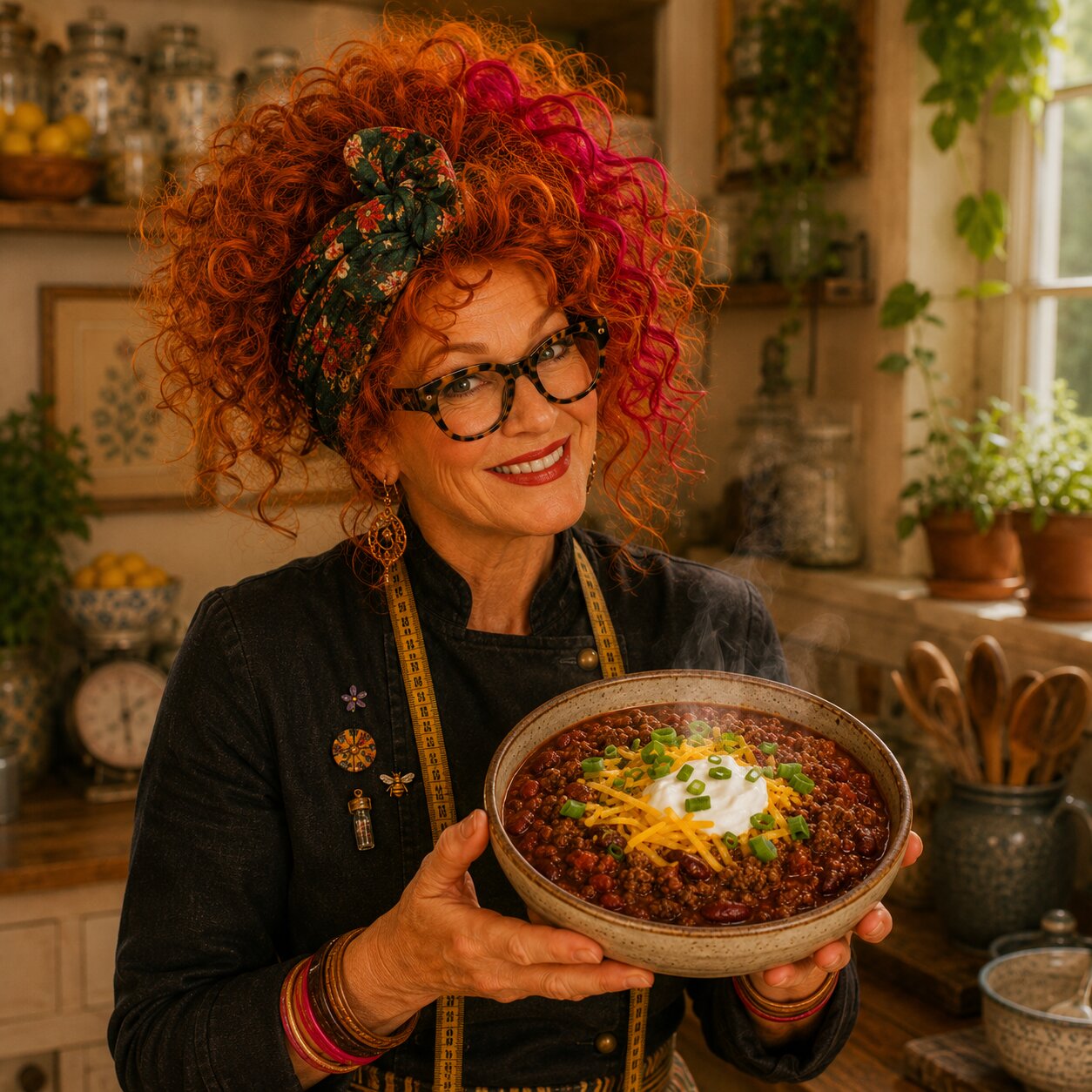 Winnie Hollowell narrating Classic Beef Chili Recipe (Thick, Never Watery)