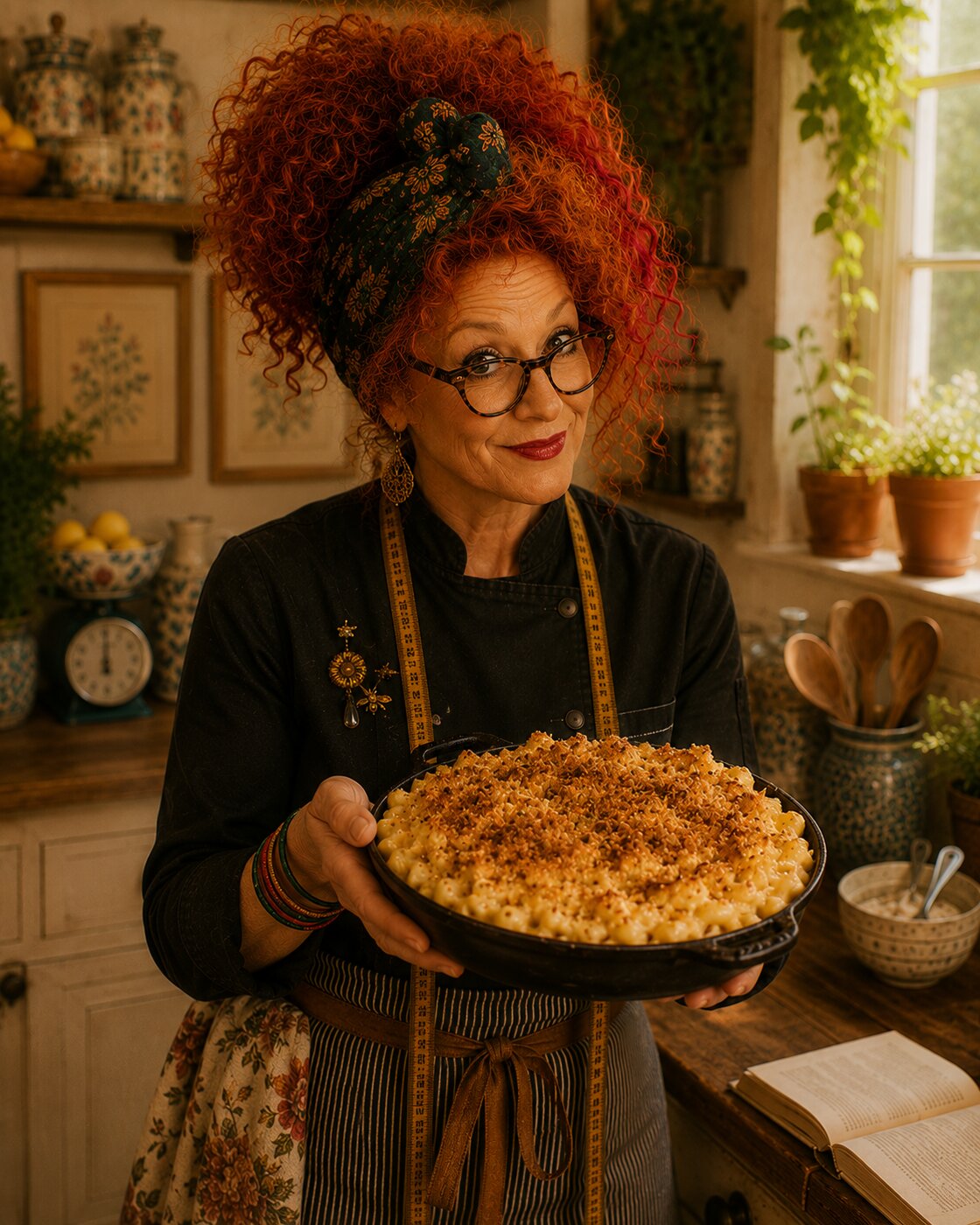 Winnie Hollowell narrating Baked Mac and Cheese Recipe (Creamy Inside, Crispy Top)